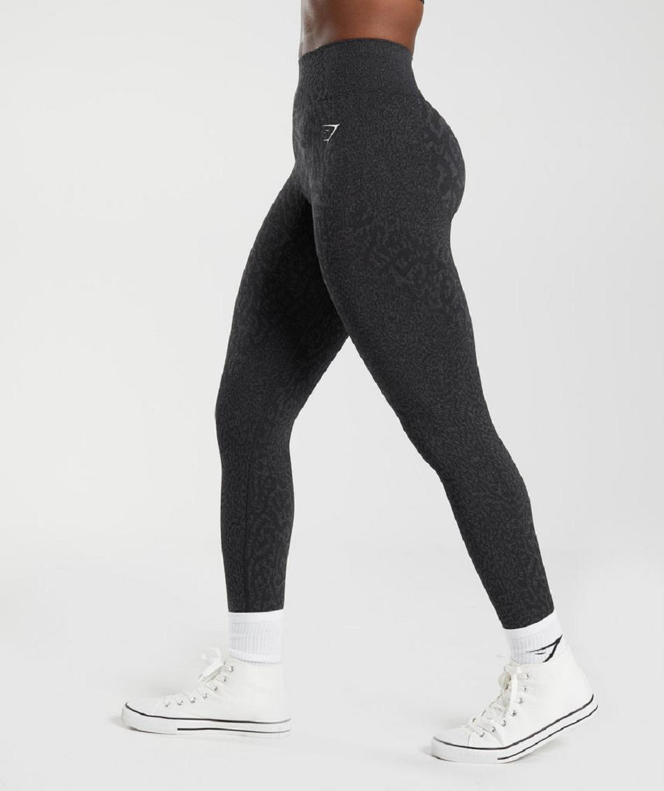 Leggins Gymshark Adapt Animal Seamless Mujer Negras | CO 2856DFM